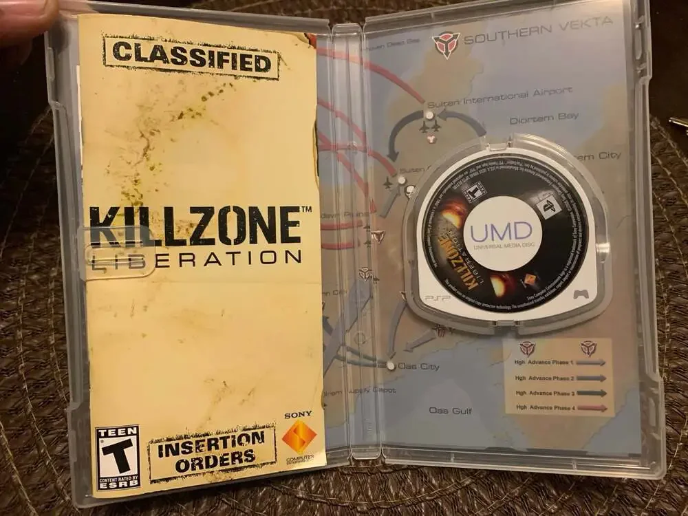 Killzone: Liberation Sony PSP Video Game Complete with Manual